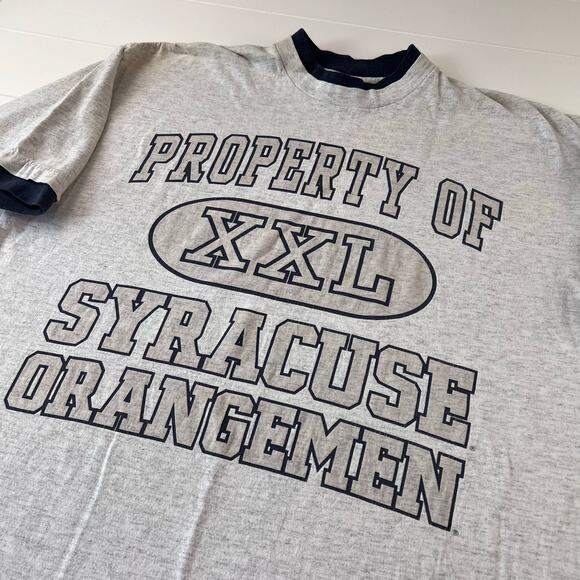 TNT vintage Syracuse University Property of XXL Orangemen Vintage T-Shirt SZ XL - Picture 5 of 9
